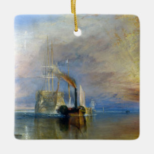 Adorno De Cerámica William Turner - El Temeraire en lucha