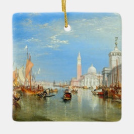 Adorno De Cerámica William Turner - Venice, The Dogana & San Giorgio