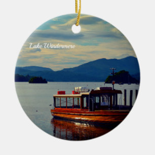 Adorno De Cerámica Windermere, la postal del distrito del lago