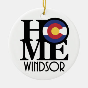 Adorno De Cerámica Windsor CASERO Colorado