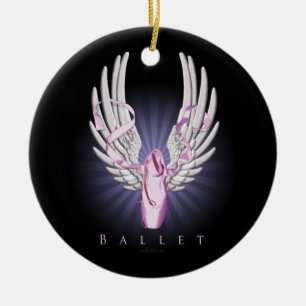 Adorno De Cerámica Winged Ballet (Dance)