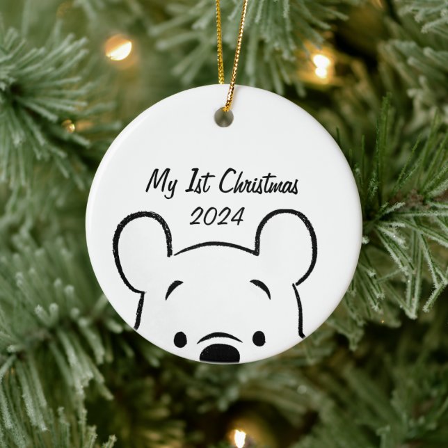 Adorno De Cerámica Winnie los Navidades de Pooh (Árbol)