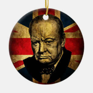 Adorno De Cerámica Winston Churchill