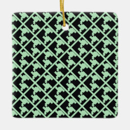 Adorno De Cerámica Winter Mint 8 | MERRY NAVIDAD | m3galleryStudio