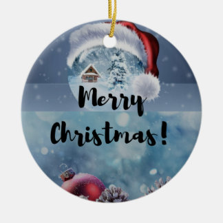 Adorno De Cerámica Winter Pine Tree Ornament - Holiday Keepsake