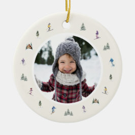 Adorno De Cerámica WINTER SLOPES Photo