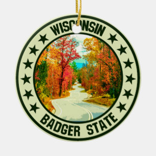 Adorno De Cerámica Wisconsin