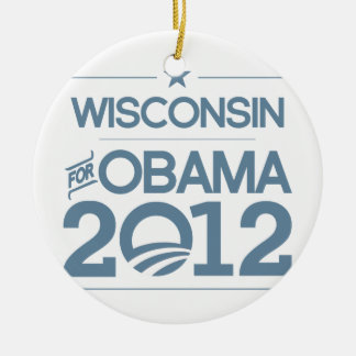 Adorno De Cerámica WISCONSIN POR OBAMA 2012.png