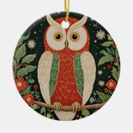 Adorno De Cerámica Wise Winter Watcher