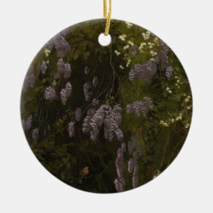 Adorno De Cerámica Wisterias en sangre - Composición floral