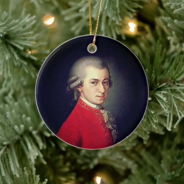 Adorno De Cerámica Wolfgang Amadeus Mozart 1819 – Barbara Krafft (Árbol)
