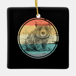 Adorno De Cerámica Wombat de Australia