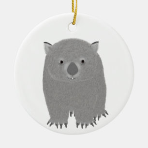 Adorno De Cerámica Wombat Ornament