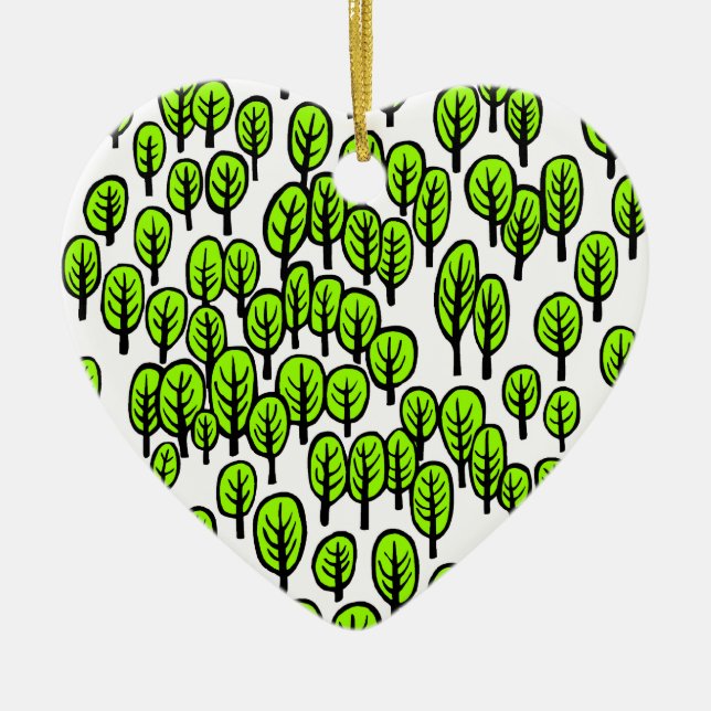 Adorno De Cerámica Woodland (Frente)