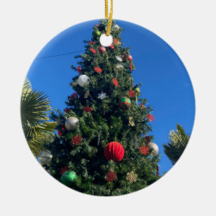 Adorno De Cerámica World2Celebrate: Árbol de Navidad de California