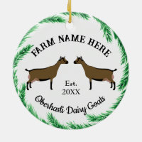 Wreath de Oberhasli Dairy Goat
