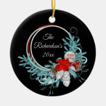 Wreath de vacaciones negras personalizado