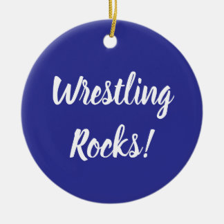Adorno De Cerámica Wrestling Rocks Ornament
