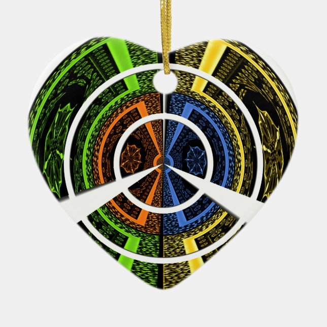 ADORNO DE CERÁMICA X (Frente)