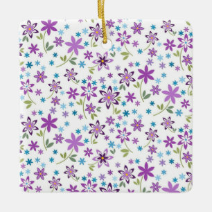 Adorno De Cerámica Xmas Gift Cute Floral Ditsy