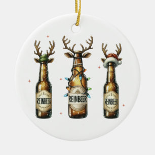 Adorno De Cerámica Xmas Gift Reinbeer Reinbeer