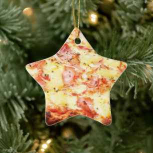 ADORNO DE CERÁMICA XMAS PIZZA