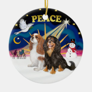 Adorno De Cerámica Xmas Sunrise - Dos Cavaliers (BL+BT)