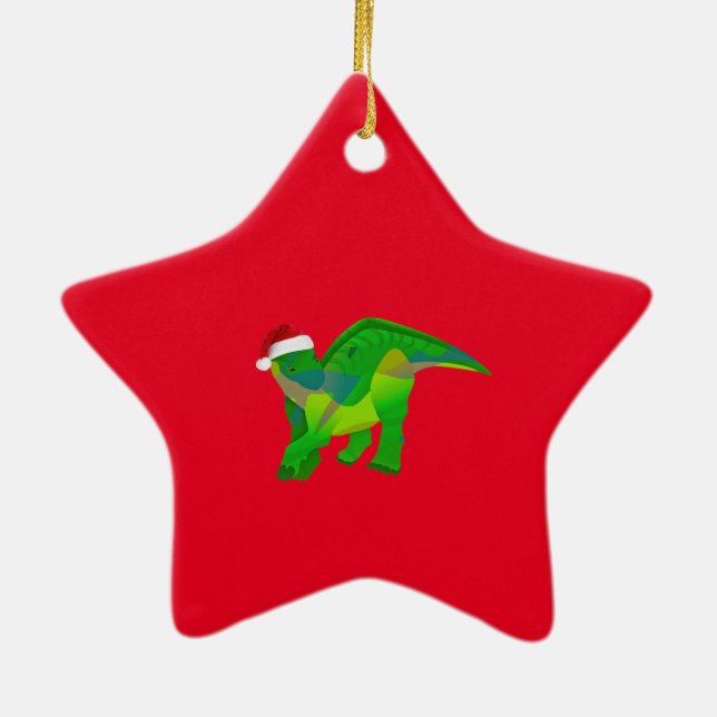 Adorno De Cerámica Xmasaurs (Atrás)