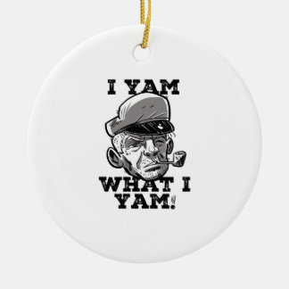Adorno De Cerámica Yam What I Yam Classic Meme Design