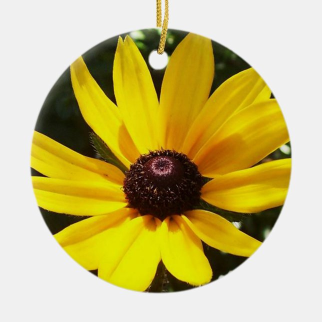 Adorno De Cerámica Yellow Daisy (Frente)