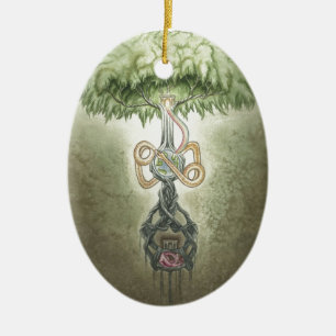 Adorno De Cerámica Yggdrasil