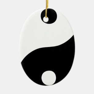 Adorno De Cerámica Yin Yang