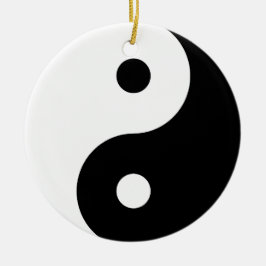 Adorno De Cerámica Yin Yang Ornament