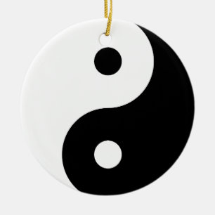 Adorno De Cerámica Yin Yang Ornament