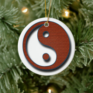 Adorno De Cerámica Yin Yang por Shirley Taylor