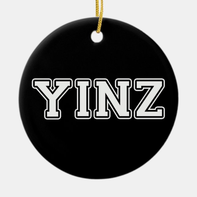 Adorno De Cerámica Yinz (Frente)