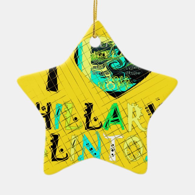 Adorno De Cerámica Yo corazón a Hillary Clinton: Arte de expresión de (Frente)