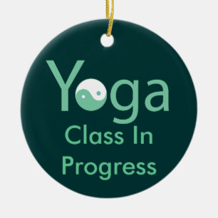 Adorno De Cerámica Yoga con la suspensión de puerta de Yin y de Yang