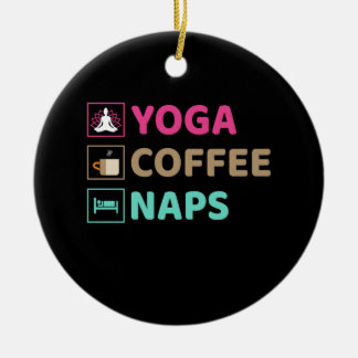 Adorno De Cerámica Yoga Lover | Yoga Coffee Naps