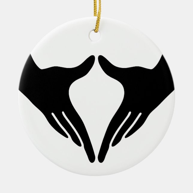 Adorno De Cerámica Yoga Yoni Mudra (Frente)