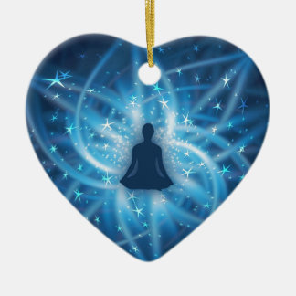 Adorno De Cerámica Yogui meditating