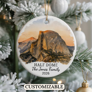 Adorno De Cerámica Yosemite Half Dome personalizado, California perso