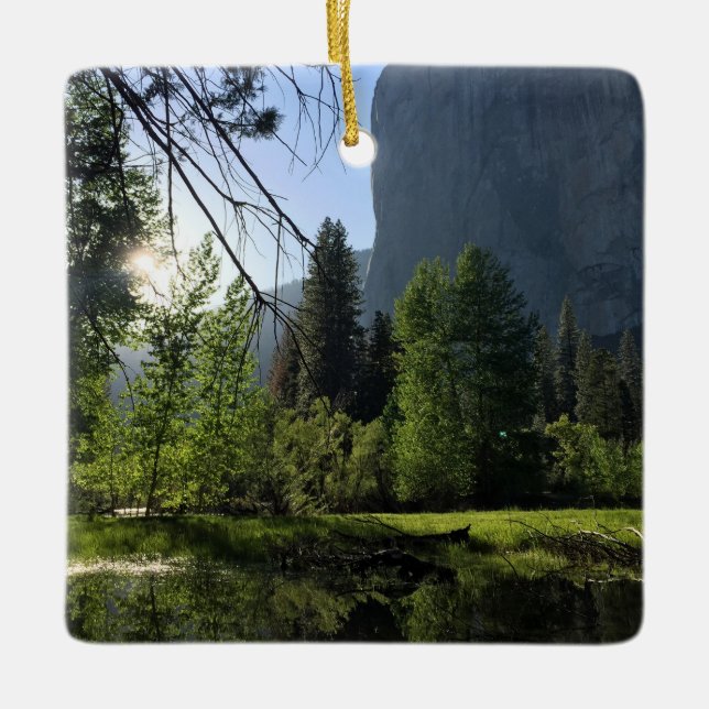 Adorno De Cerámica Yosemite National Park Ornament (Anverso)