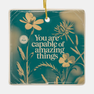 Adorno De Cerámica You Are Capable Of Amazing Things