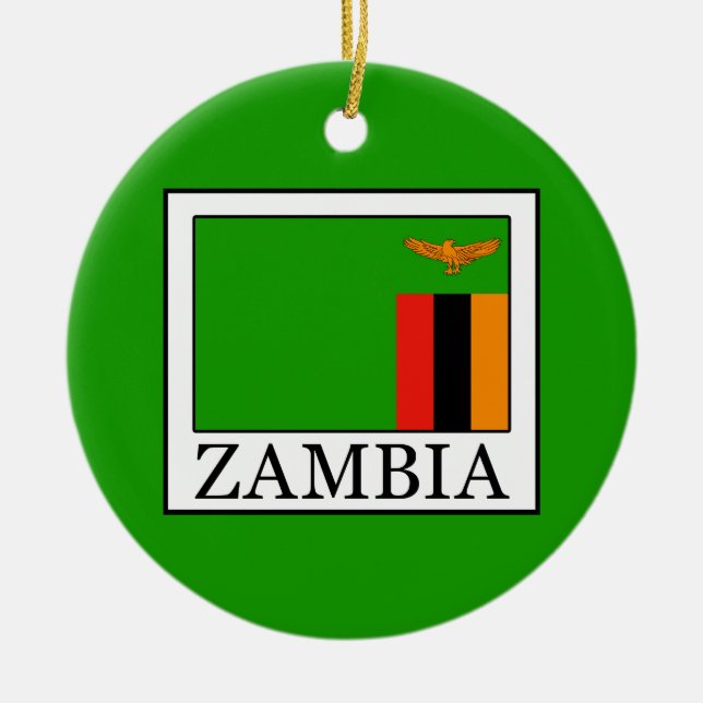 Adorno De Cerámica Zambia (Frente)