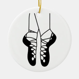 Adorno De Cerámica Zapatos de baile irlandeses