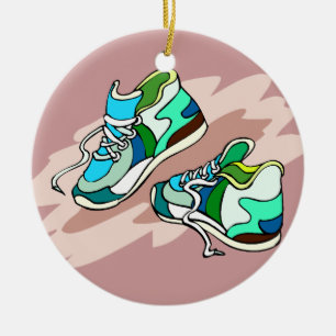 Adorno De Cerámica Zapatos en ejecución