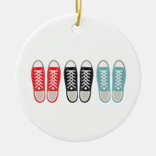 Adorno De Cerámica Zapatos Grunge