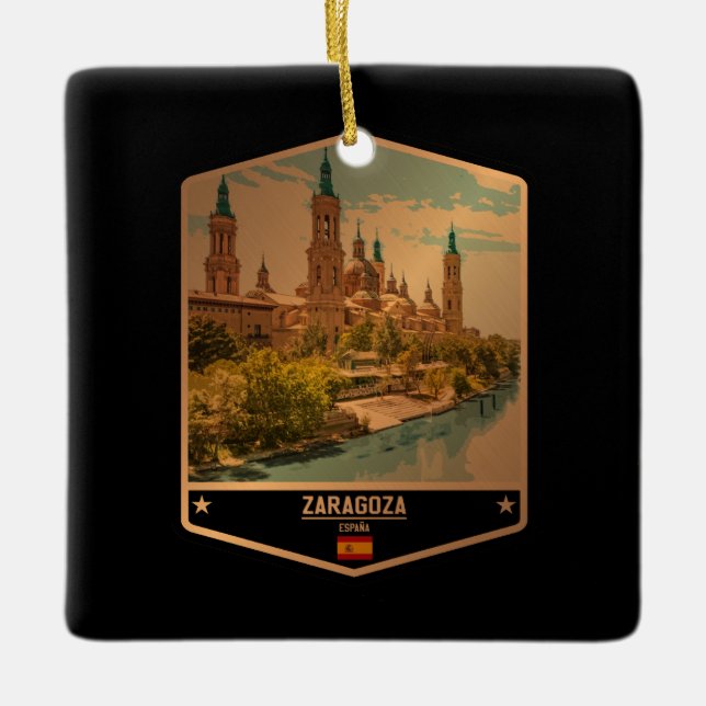 Adorno De Cerámica Zaragoza (Anverso)