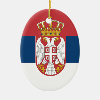 Adorno De Cerámica Zastava Srbije, bandera serbia